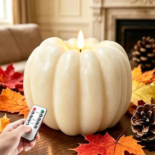 Rechargeable Pumpkin Candle